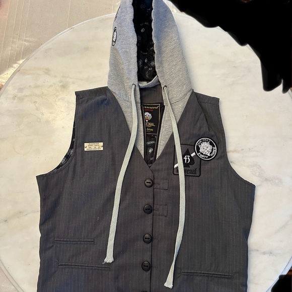 Arsenal 43 Other - Arsenal 43, Size Large, Grey, Black, Removable hood